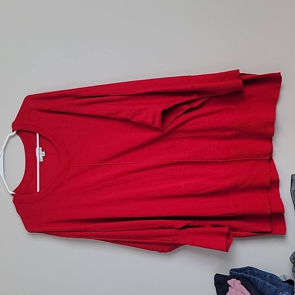Red sweater